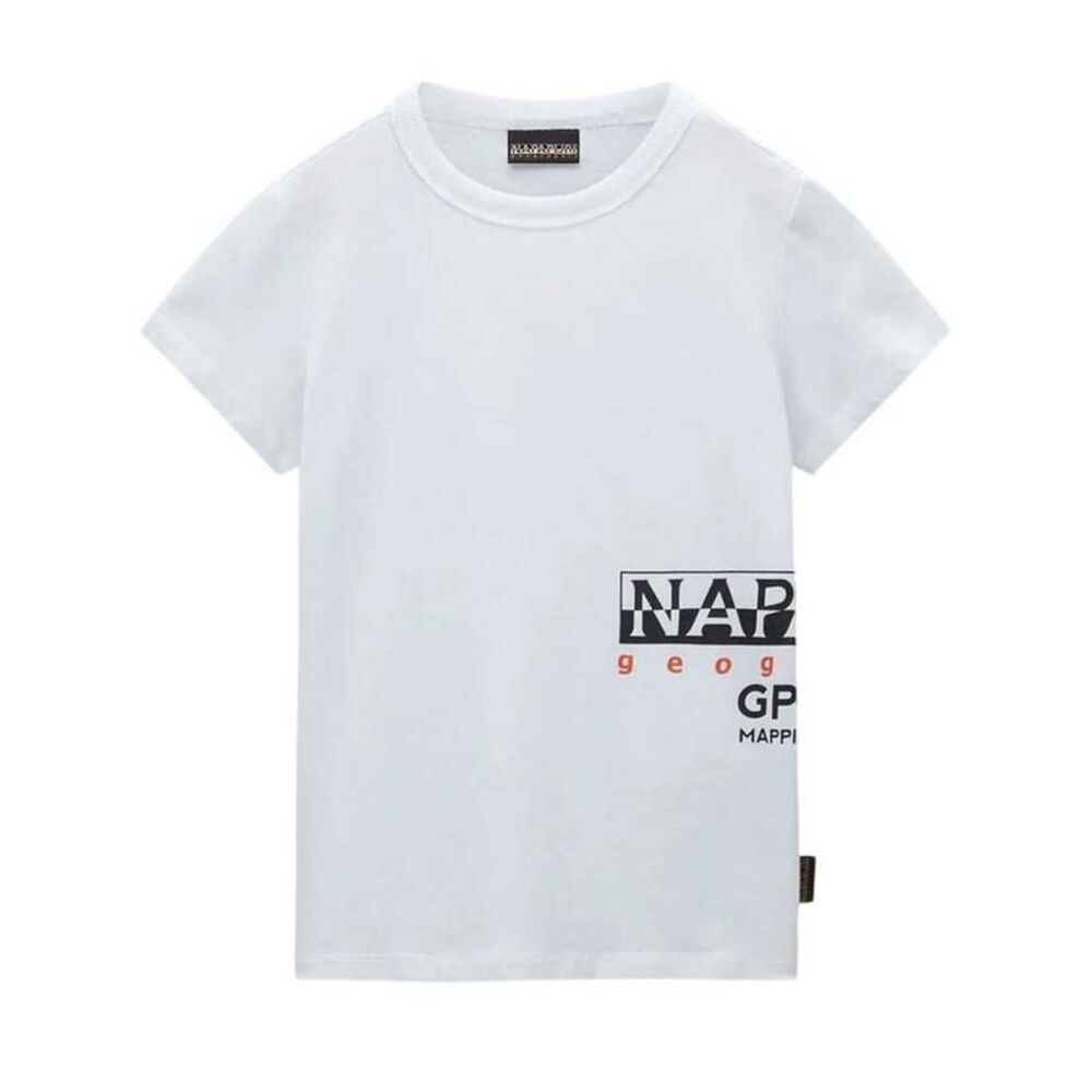 Napapijri Childrens/Kids Eiger Crew Neck Regular T-Shirt / White
